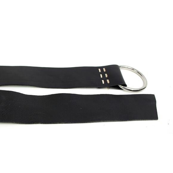 DARK BROWN GENUINE LEATHER 2 3/4"Wd CORSET CASUAL DRESS WOMEN'S BELT Sz M (57M - Picture 10 of 11